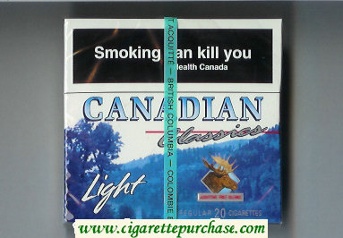 Canadian Classics Light cigarettes